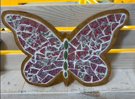 Large Mosaic Butterfly