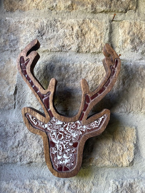 Mosaic hanging stag/reindeer