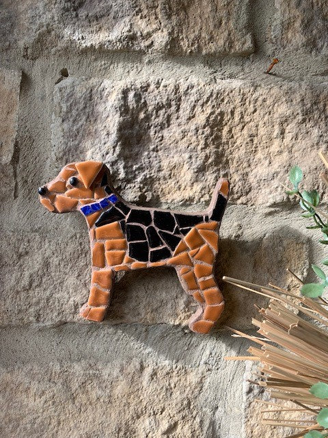 Mosaic Welsh Terrier