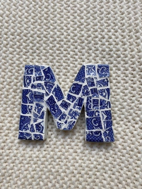 Mosaic letters of the alphabet